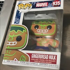Funko Gingerbread Hulk Pop! Figure - Brown & Green